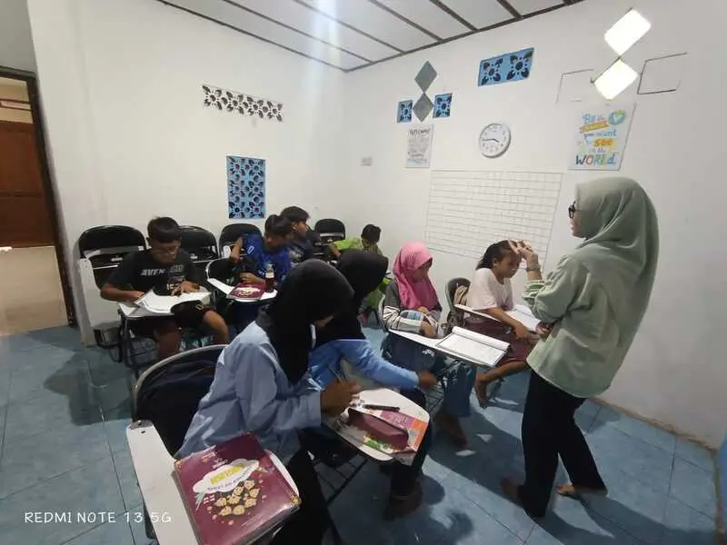 Suasana kelas bimbingan belajar jenjang SD di Star Bimbel
